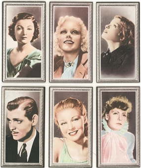 1936 Godfrey Phillips "Stars of the Screen" Complete Set (48) – Featuring Shirley Temple and Clark Gable